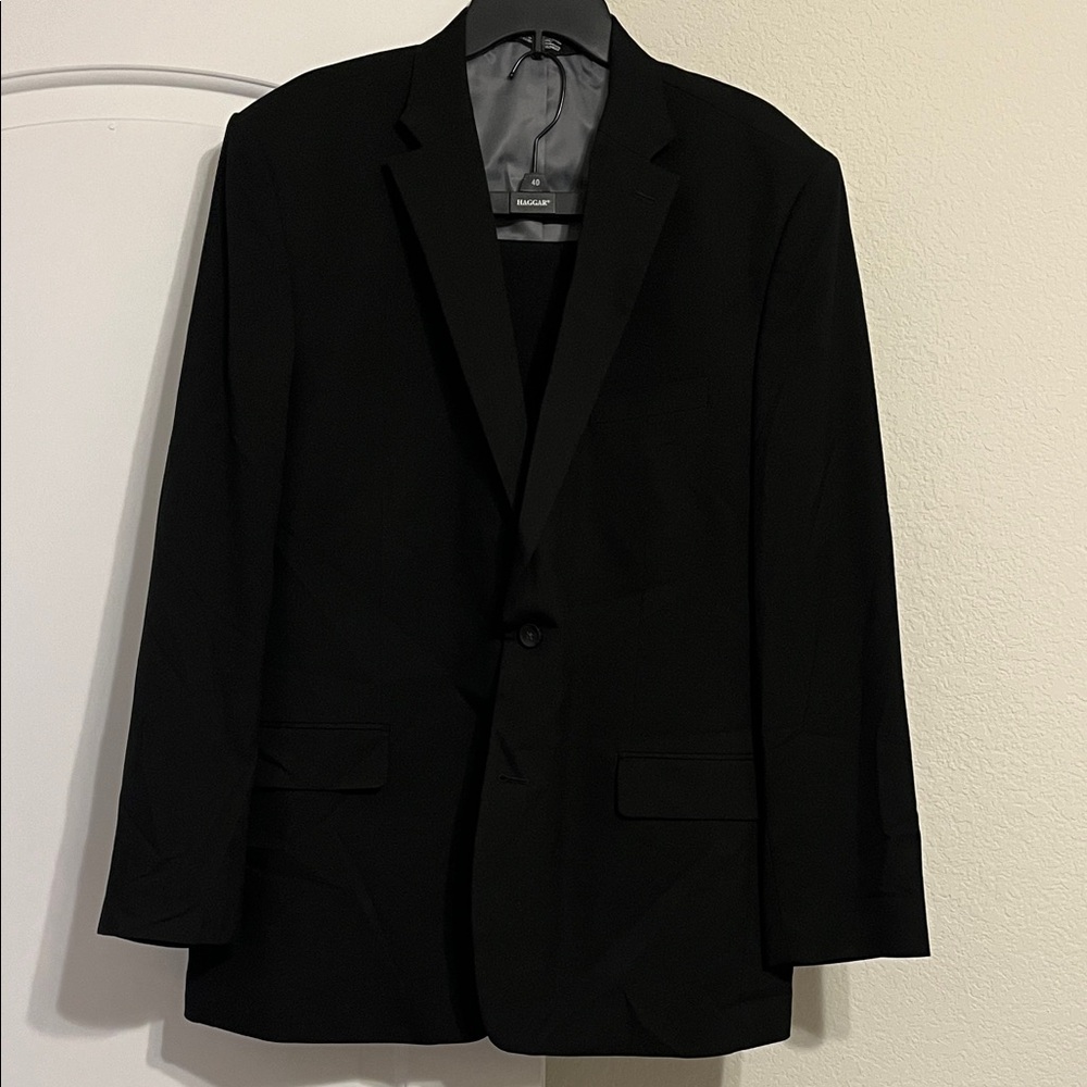 Haggar Men's Black Blazer